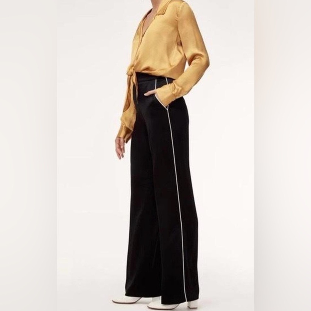 Wilfred Black Wide-Leg Pants with White Trim WILFRED
Clarisse Pant